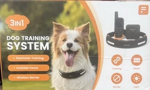 FULUPET 3 in 1 Dog Training System: Electronic & Wireless Fence & Barrier - Picture 1 of 5
