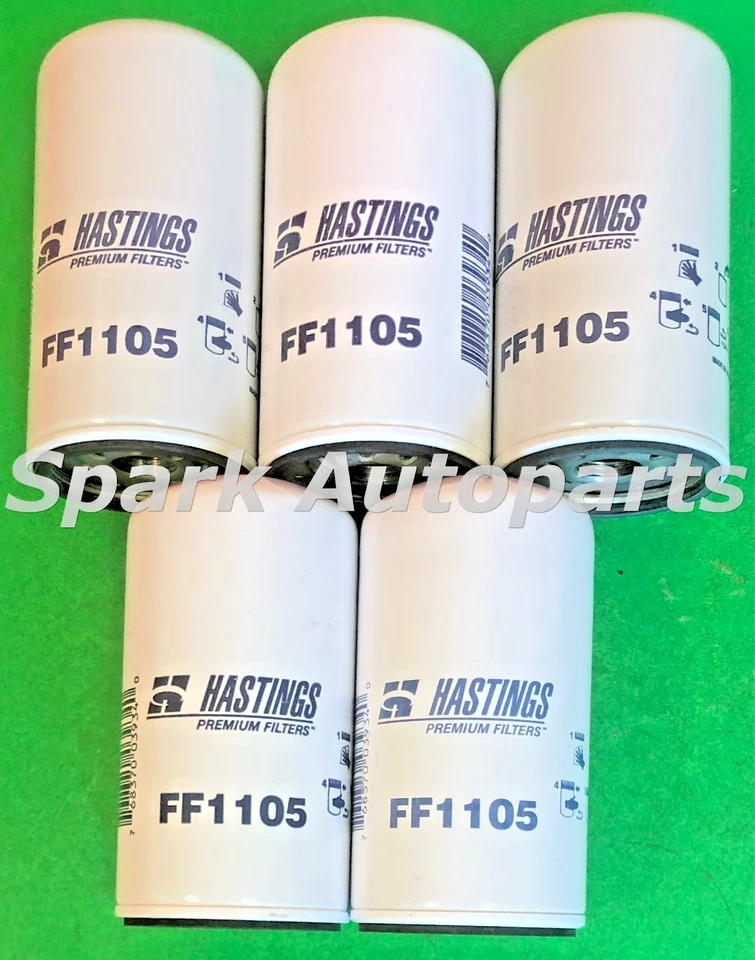 Lot of 5 Fuel Filter HASTINGS FF1105 For IC CORPORATION, INTERNATIONAL HARVESTER Foto 1 de 3