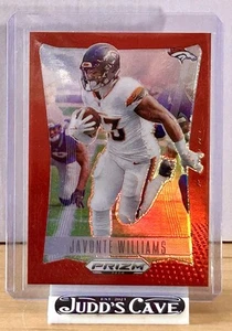 π¨2024 Prizm Deca Red Holo Javonte Williams #89 Denver Broncos /199 π - Picture 1 of 3