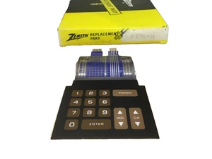 Zenith Part No A-12365-01 TV Space Command TV Channel selector faceplate New Nos - Picture 1 of 3