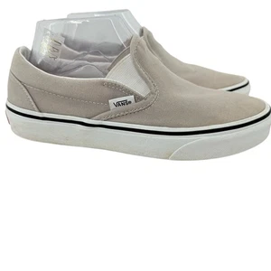 Vans Off The Wall Damen-Slipper 7,5 grau Canvas-Schuhe zum Selbermachen maßgefertigte Farbe Turnschuhe - Bild 1 von 8