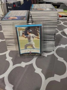 2001 Topps Bowman Baseball Gold Signature Card near Set 401/440 Pujols - Bild 1 von 3