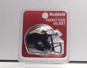 NFL Riddell Limited Edition Pocket Size Helmet 2024 Black - Picture 1 of 10