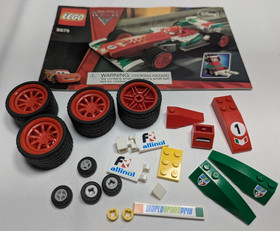 LEGO Cars Ultimate Build Francesco (8678) Replacement Parts & Manual Incomplete