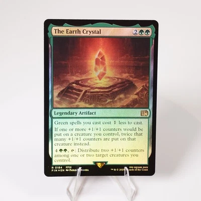 The Earth Crystal Foil 184 Final Fantasy FIN MTG NM See Video - Image 1 of 4