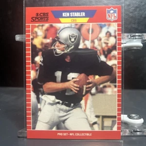 1989 Pro Set Announcer Collectible Ken Stabler #18 - Bild 1 von 2