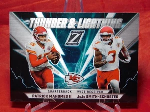 2022 Panini Zenith Thunder & Lightning Patrick Mahomes II JuJu Smith Schuster - Bild 1 von 2