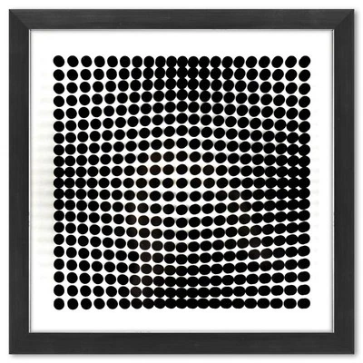Victor Vasarely Trois Maße Optique De La Série Cinetiques Op Kunst Gerahmt - Bild 1 von 2