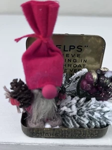 Vintage Helps Dose mit Weihnachtsdeko - Bild 1 von 4