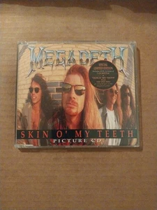 Megadeth Skin O' My Teeth CD 3 Track Picture Disc Promo Lucreta Live 1992 UK - Picture 1 of 4