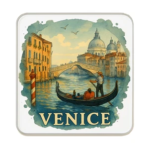 Venedig, Italien Kühlschrankmagnet | Reise Souvenir Sammlerstück Geschenk - Bild 1 von 5