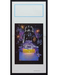 locandina GUERRE STELLARI L'IMPERO COLPISCE ANCORA george lucas hamill film B237 - Imagen 1 de 1