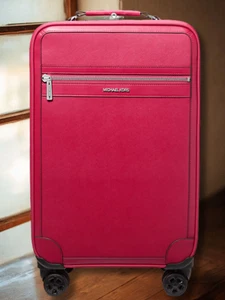 Michael Kors donna piccolo trolley da viaggio valigia borsa bagaglio lampone scuro - Foto 1 di 15