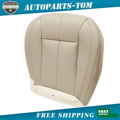 Passenger Side Bottom Leather Seat Cover For 1999-2004 Jeep Grand Cherokee Tan - Image 1 of 4
