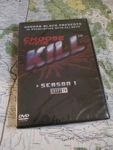 Horror DVD Chose Thier Kill Horror Block Crypt Tv Eli Roth Season 1 NEW SEALED - Imagen 1 de 4
