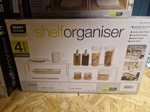 Smart Design Shelf Organizer Set Of 4 - Picture 1 of 3