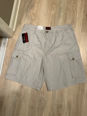Shorts cargo Architect Jean Co masculino W38 cinza nuvem 100% algodão novo com etiquetas  - Imagem 1 de 4