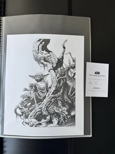 Star Wars Yoda: Master of Dagobah by Andy Brase Art Print - Picture 1 of 1