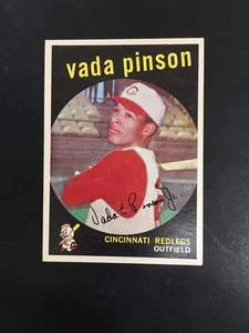 Topps Vada Pinson 1959, #448, casi nuevo/como nuevo (¡Envío gratuito en cualquier 3!) - Imagen 1 de 2