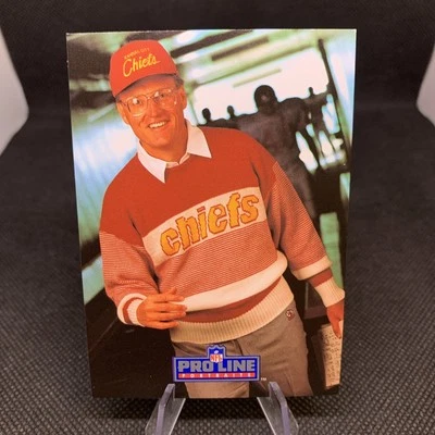 1991 Pro Line Portraits #181 Marty Schottenheimer Kansas City Chiefs - Image 1 of 2