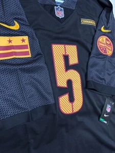 XL Jayden Daniels #5 Black Vapor FUSE Trikot Washington Commanders - Bild 1 von 7