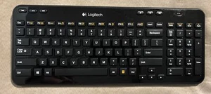 Logitech K360 Wireless Compact Thin Desktop Full Size Keyboard Windows Untested - Picture 1 of 10