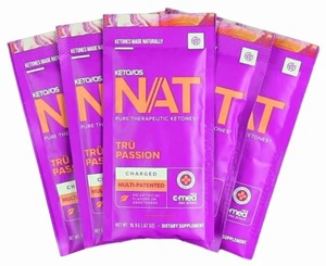Pruvit Tru Passion Charged OS NAT Ketones Sample 5 Pack Free Ship - Fresh! - Picture 1 of 1