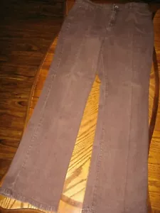 Diane Gilman, DG-2, jeans vintage, marrone, bling, denim, elasticizzato, gamba di stivale, alto, 14 - Foto 1 di 11
