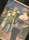 " Die POIRET Mode" Zeichnerisches Erotik Kunstwerk original TitelDruck von 1910