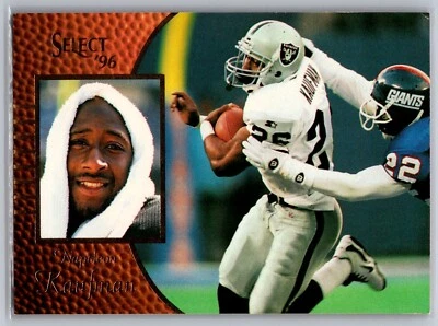 1996 Select - Napoleon Kaufman #57 Oakland Raiders NFL Football Card - Image 1 of 2