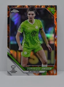 Dominique Janssen 2021-22 Topps Chrome Inferno Rifrattore /75 #48 - Foto 1 di 2