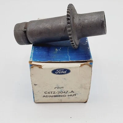 1967-1972 Ford F250, F350, E350 NOS LH Brake Adjusting Screw Nut C6TZ-2047-A - Image 1 of 4