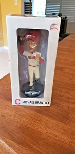 CLEVELAND INDIANS MICHAEL BRANTLEY CERAMIC BOBBLEHEAD - Picture 1 of 4
