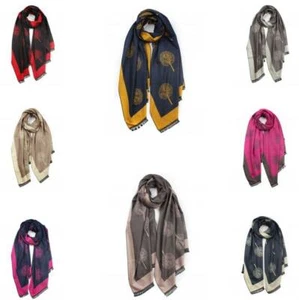 Baum des Lebens Kaschmirmischung schöne Boutique Frau Mädchen Winter Schal - Bild 1 von 9