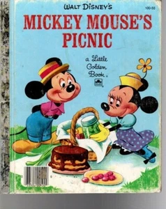 MICKEY MOUSE'S PICNIC--Little Golden Book--FREE SHIPPING - Bild 1 von 1