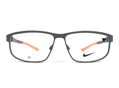 Marco de gafas Nike 8157 039 gris humo mate naranja total borde completo 56-12-145 Foto 1 de 4