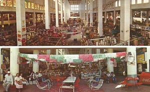 Postal vintage MERCADO JUAREZ EN SU INTERIOR Cd. Juarez Chih México - Imagen 1 de 2
