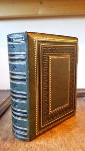 1863 FINE ANTIQUE CDV PHOTOGRAPH ALBUM - GREEN MOROCCO & GILT LEATHER - EMPTY - Picture 1 of 16