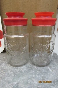  2 MAXWELL HOUSE COFFEE GLASS JAR BICENTENNIAL 1776 ELECTION 1976 ANCHOR HOCKING - Bild 1 von 7