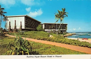 Hawaii Oahu Kuilima Hyatt Vintage Hotel Motel Postcard - Picture 1 of 2