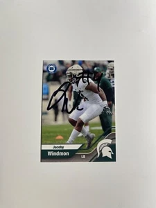 Michigan State Spartans JACOBY WINDMON Signed Card - Picture 1 of 1
