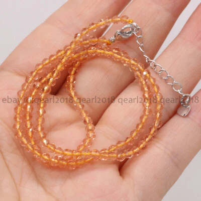 Lots Faceted 3mm Multicolor Spinel Round Gemstone Beads Necklace 18'' - Image 1 of 4