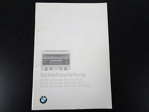 Bedienungsanleitung BMW 5er E39 Autoradio Reverse Business RDS CD Handbuch  - Bild 1 von 4