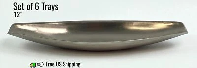 Oval Stainless Steel Decorative Tray for Perfume Jewelry Fruit Bathroom Use - Image 1 of 4