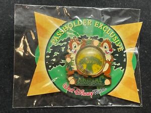 Disney Pin - WDW Animal Kingdom 2005 Chip and Dale Passholder Exclusive 40719 LE