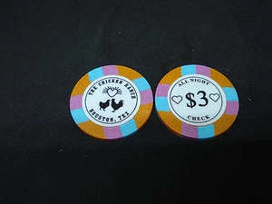 Chicken Ranch Houston TX Bordell Sammler Poker Chip Kathaus Hurenhaus Oran - Bild 1 von 2