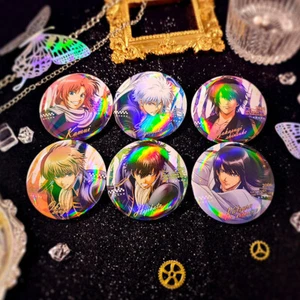 Gintama Sakata Gintoki Okita Sougo Hijikata Toshi Doujin Enamel Pin Badge Toys - Picture 1 of 16