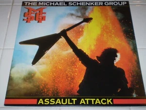 Michael Schenker Group Assault Attack LP JAPANESE IMPORT 1982 Chrysalis samurai - Picture 1 of 8