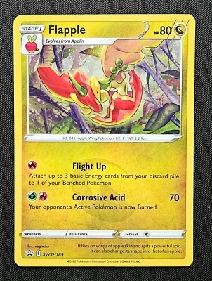 Flapple SWSH189 SWSH: Sword & Shield Promo Cards Holo SWIRL by butt - Image 1 of 3