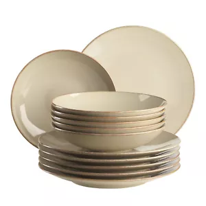 Mäser 931734 Tafelservice Ossia für 6 Personen, Steinzeug, grau (1 Set, 12-teili - Bild 1 von 4